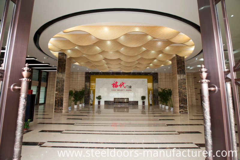 Steel Security Door Single Door New Design China Supplier Iron Door (FD-035)